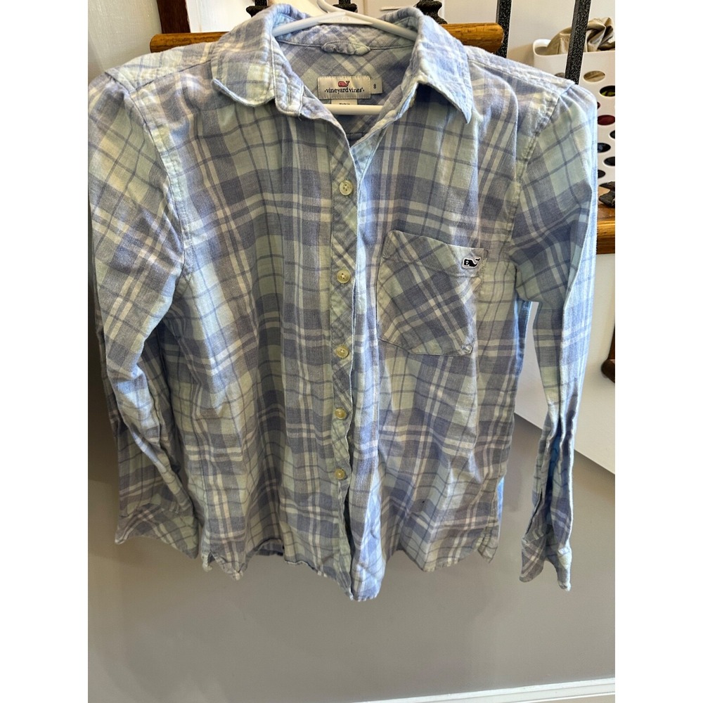 vineyard vines boy's button‎ down 8